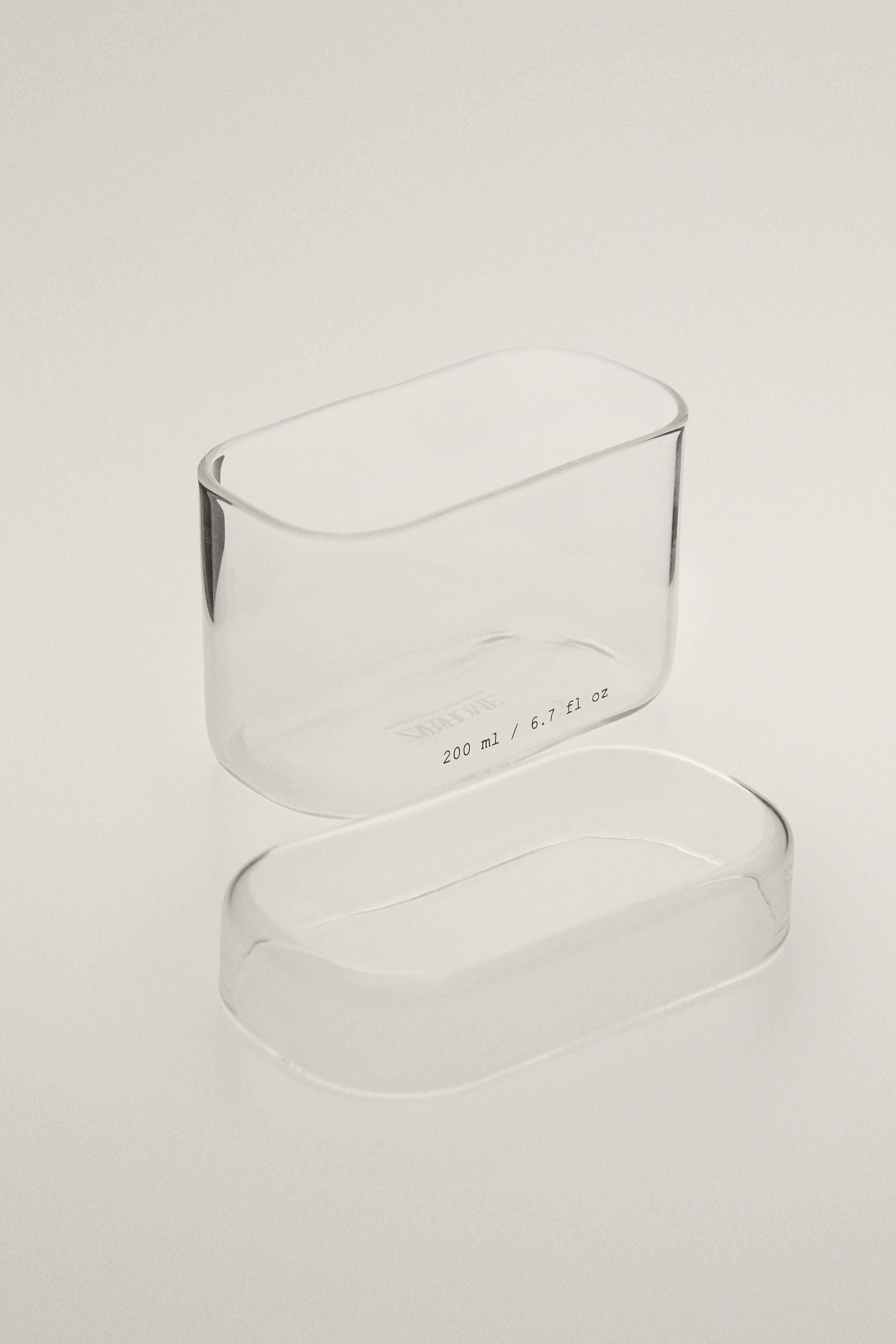 POT RANGEMENT SALLE DE BAIN BOROSILICATE LETTRES
