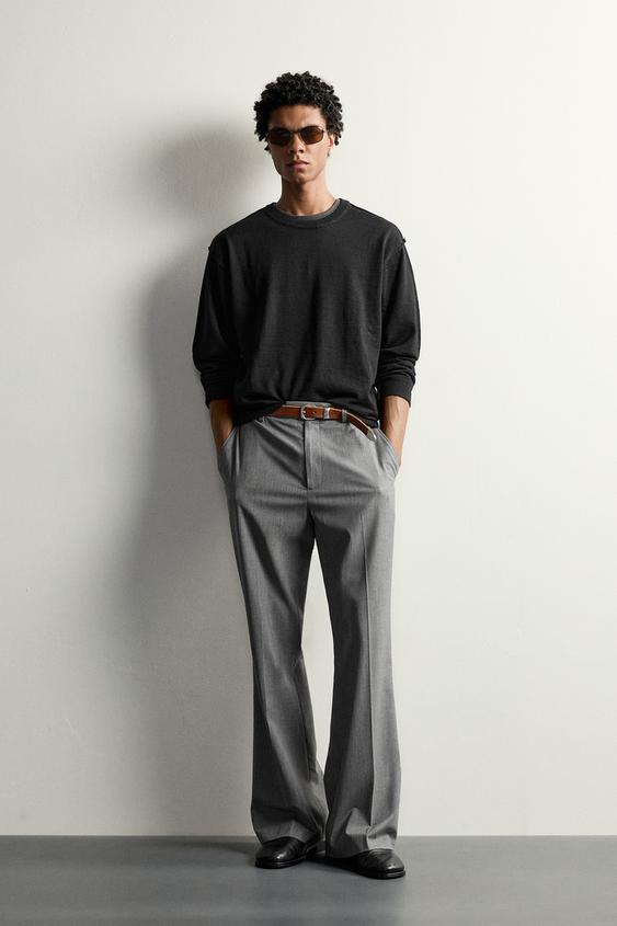 REGULAR FIT SEAM DETAIL JUMPER - Black by Zara - Image 0