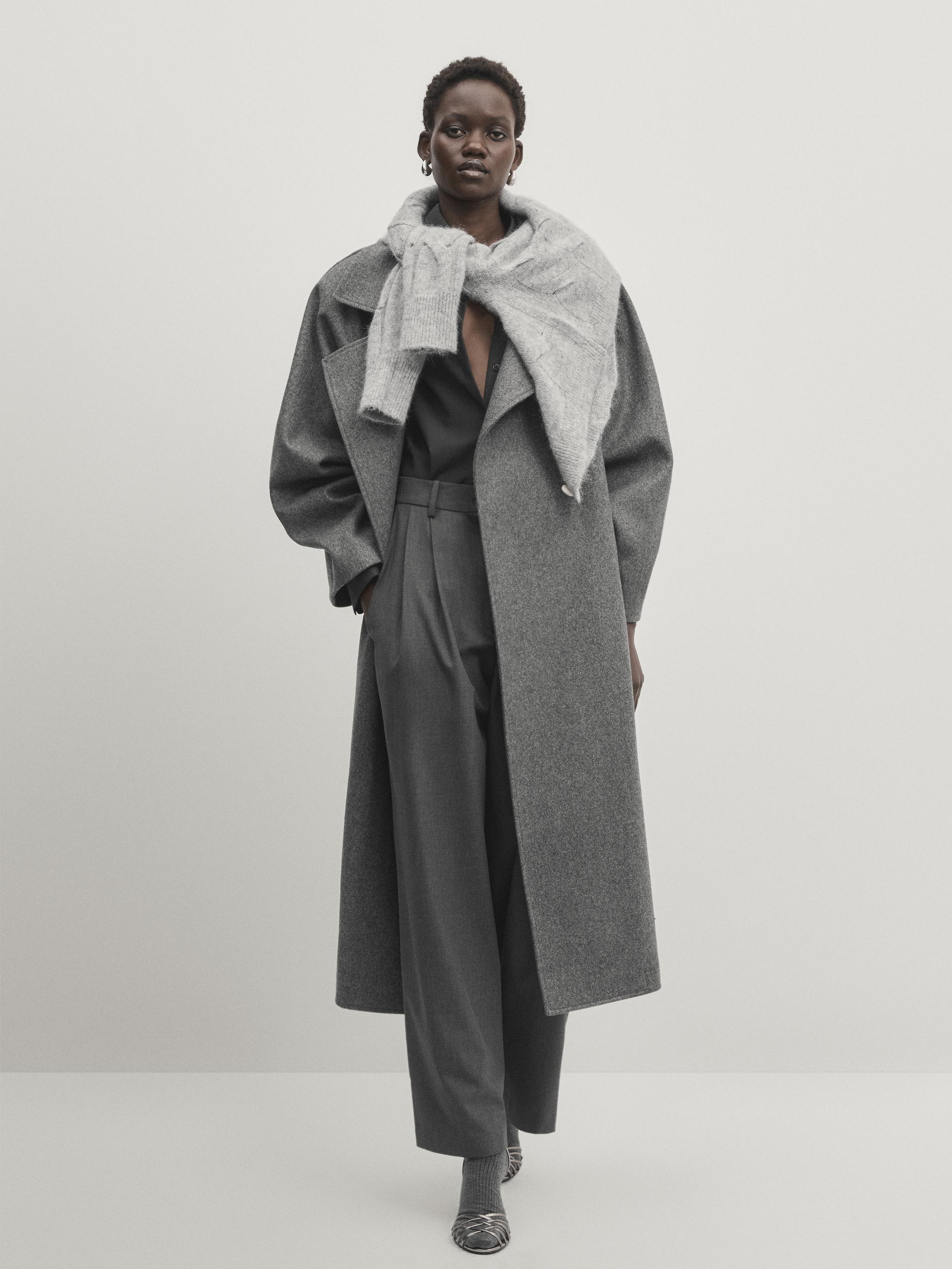 Zara grey clearance coat