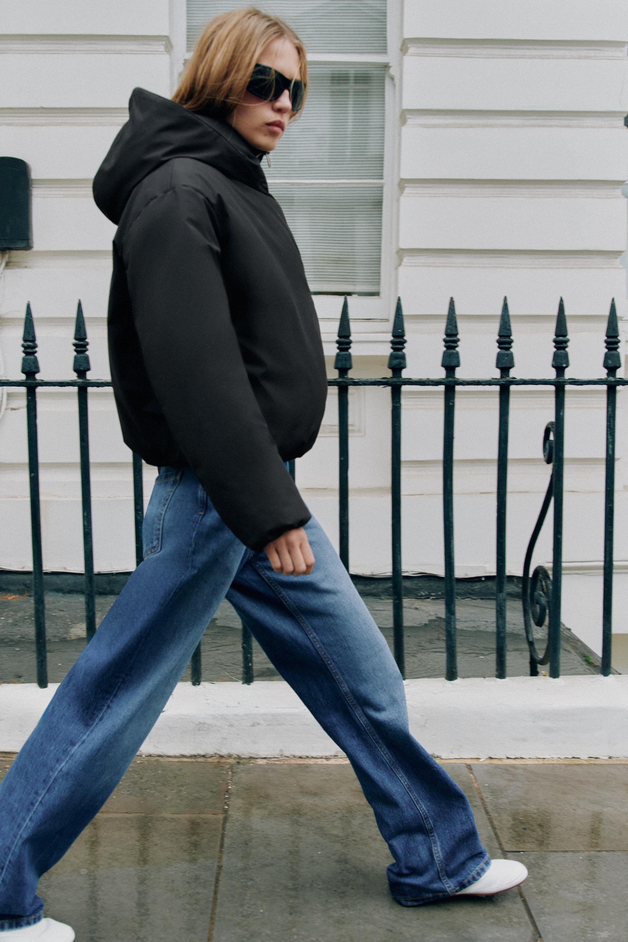 ANORAK MATELASSÉ À CAPUCHE DÉPERLANT COUPE-VENT