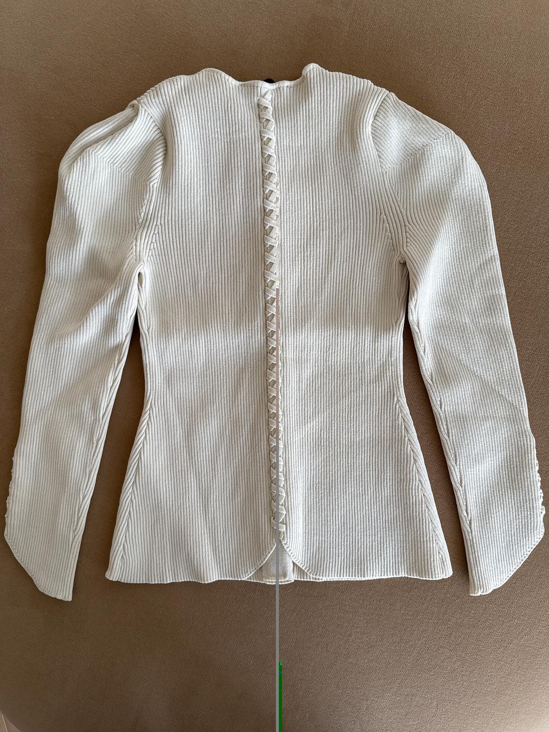 CHAQUETA PUNTO MANGA ABULLONADA - Image 3