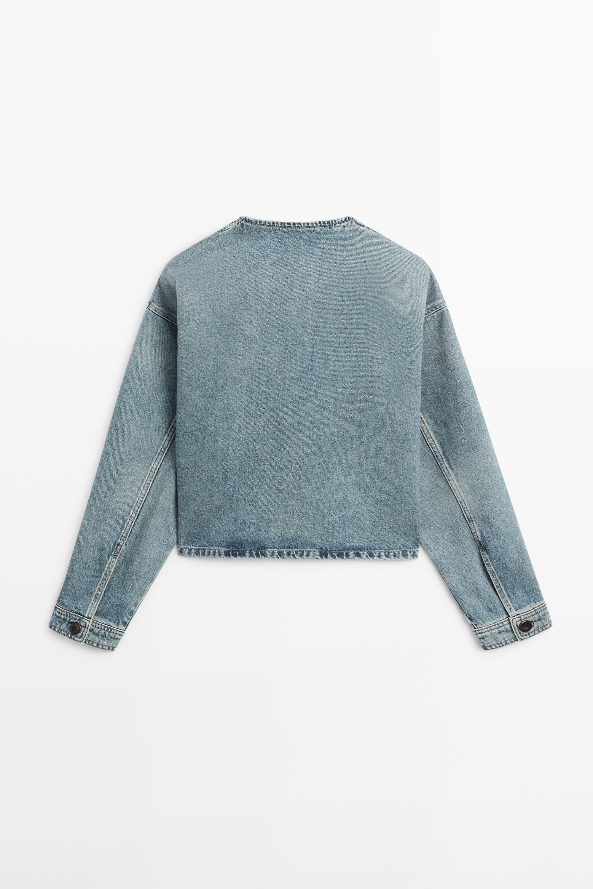 Short denim jacket