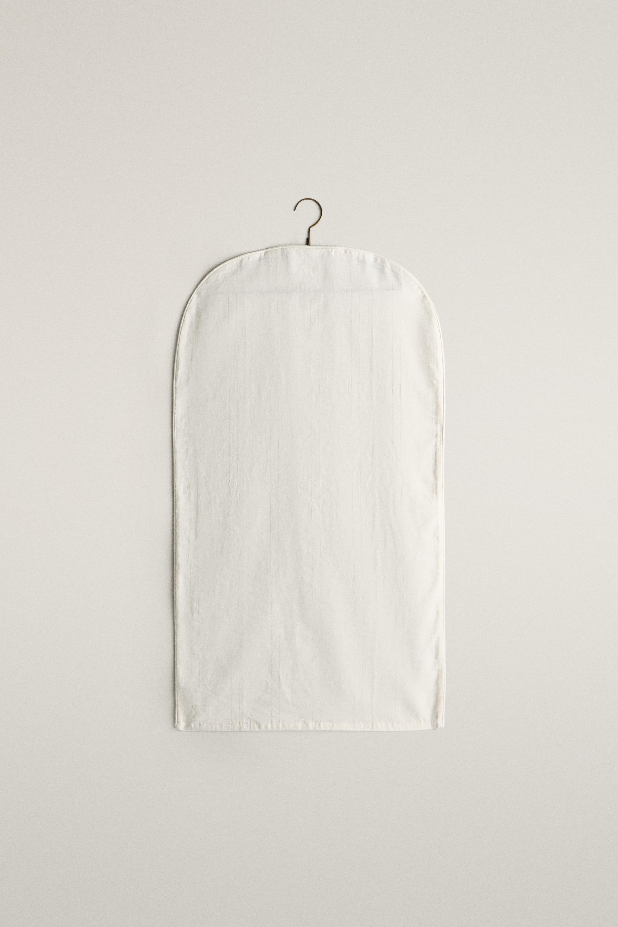 SMALL LINEN AND COTTON WARDROBE COVER (PACK OF 2)