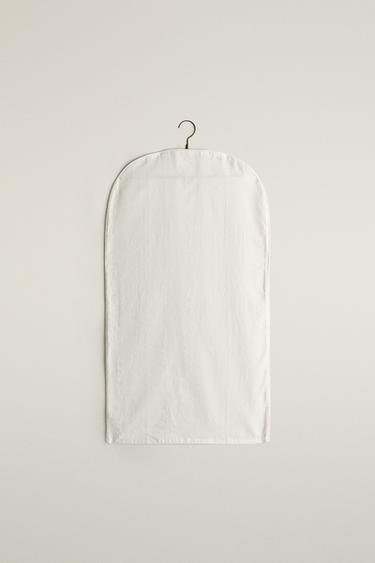 SMALL LINEN AND COTTON WARDROBE COVER (PACK OF 2) — Light beige 2