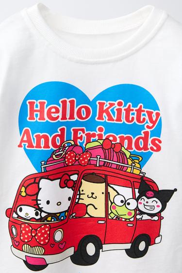 T-SHIRT VAN HELLO KITTY AND FRIENDS © SANRIO - Blanc de Zara - Image 2