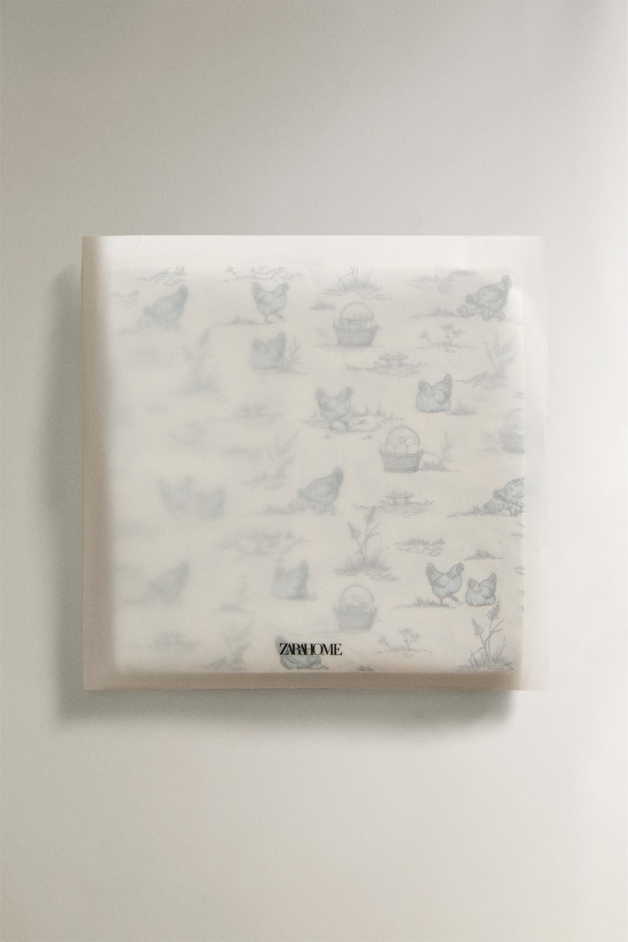 LOT SERVIETTES PAPIER IMPRIMÉ (LOT DE 20)