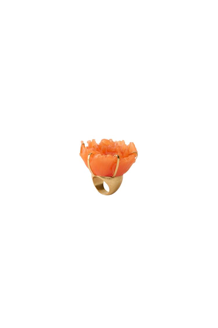 Maxi anillo flor relieve marisa berenson x zara