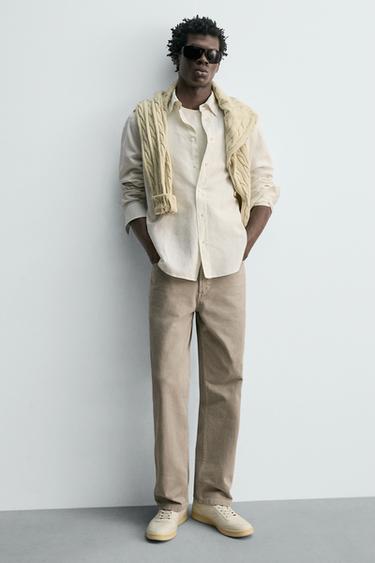 RETRO LEATHER TRAINERS - White by Zara - Image 0