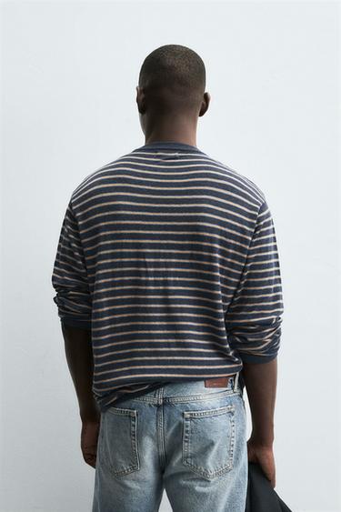 STRIPED JACQUARD SWEATER - striped by Zara - Image 2
