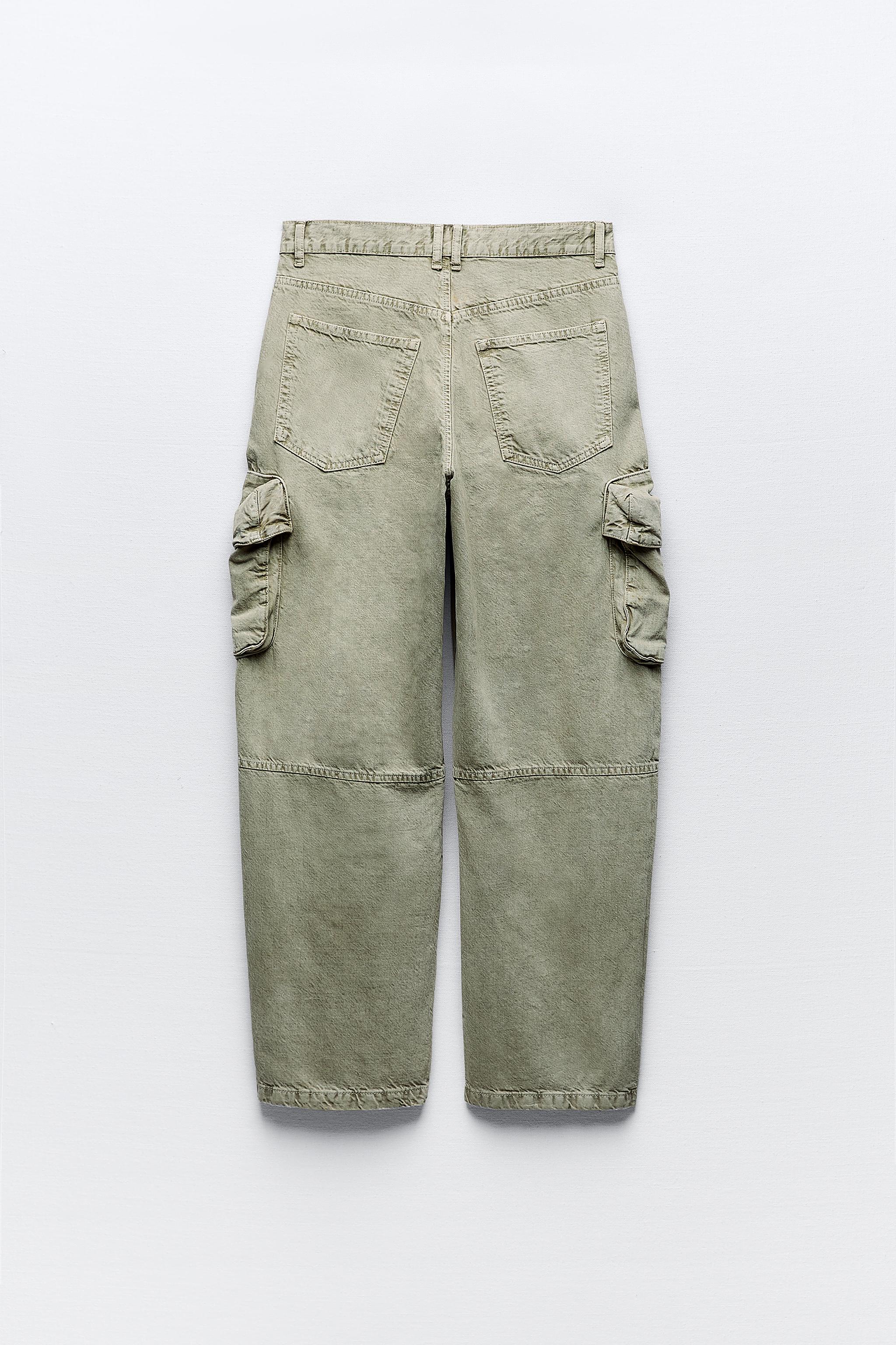 cargo ZW COLLECTION CARGO PANTS - taupe brown