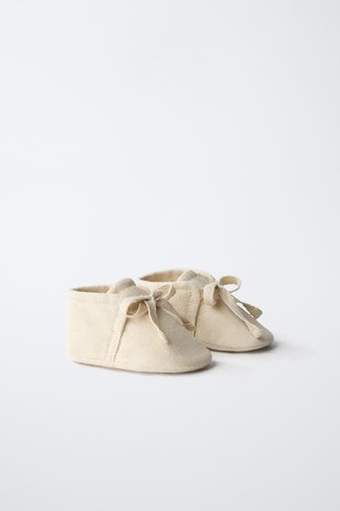 COTTON BOOTIES - Ecru White by Zara - Image 2