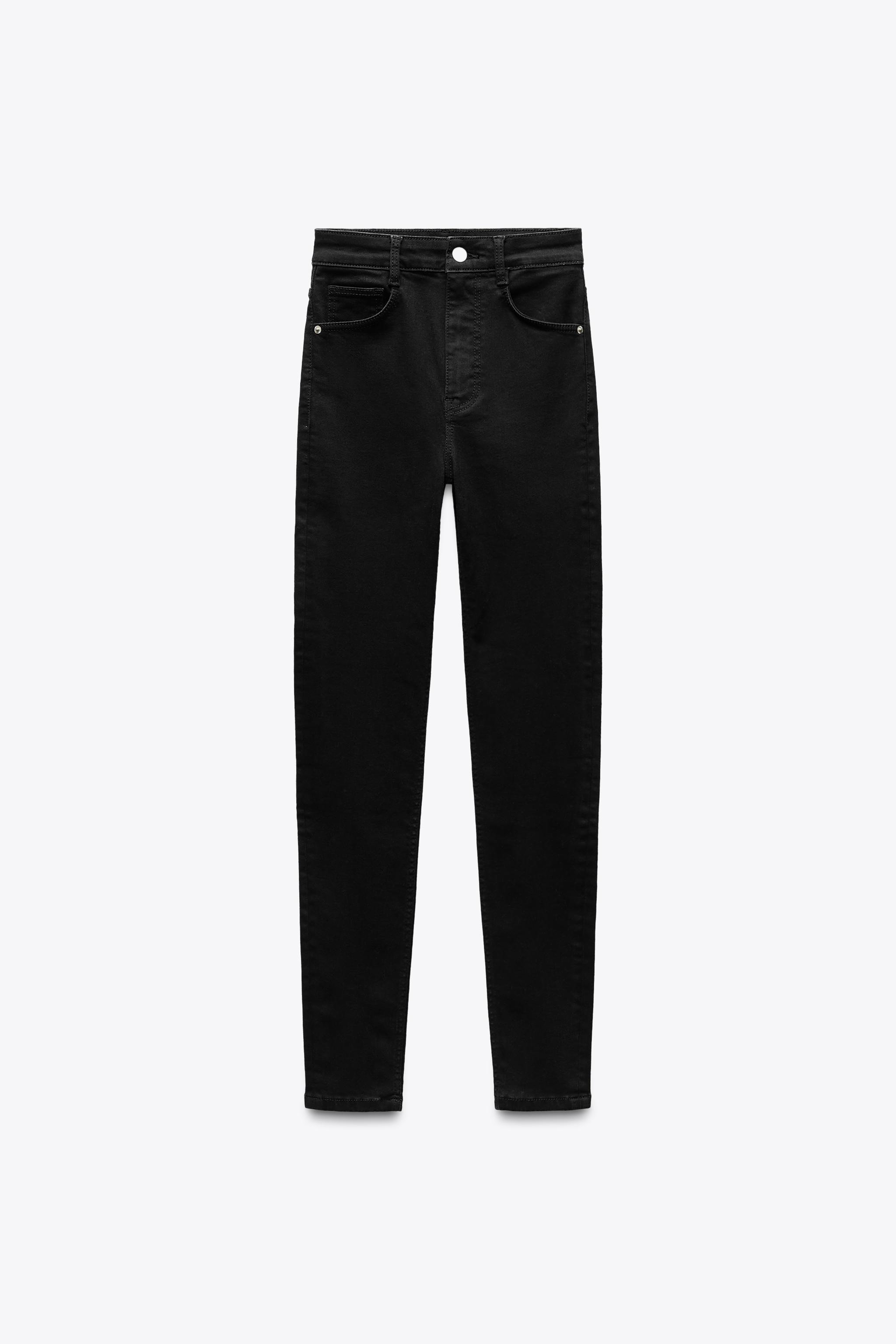 ZARA EXTRA BAGGY エクストラバギー　Black denim 40 美品】ZARA EXTRA BAGGY スーパーバギーフィットジーンズ 38