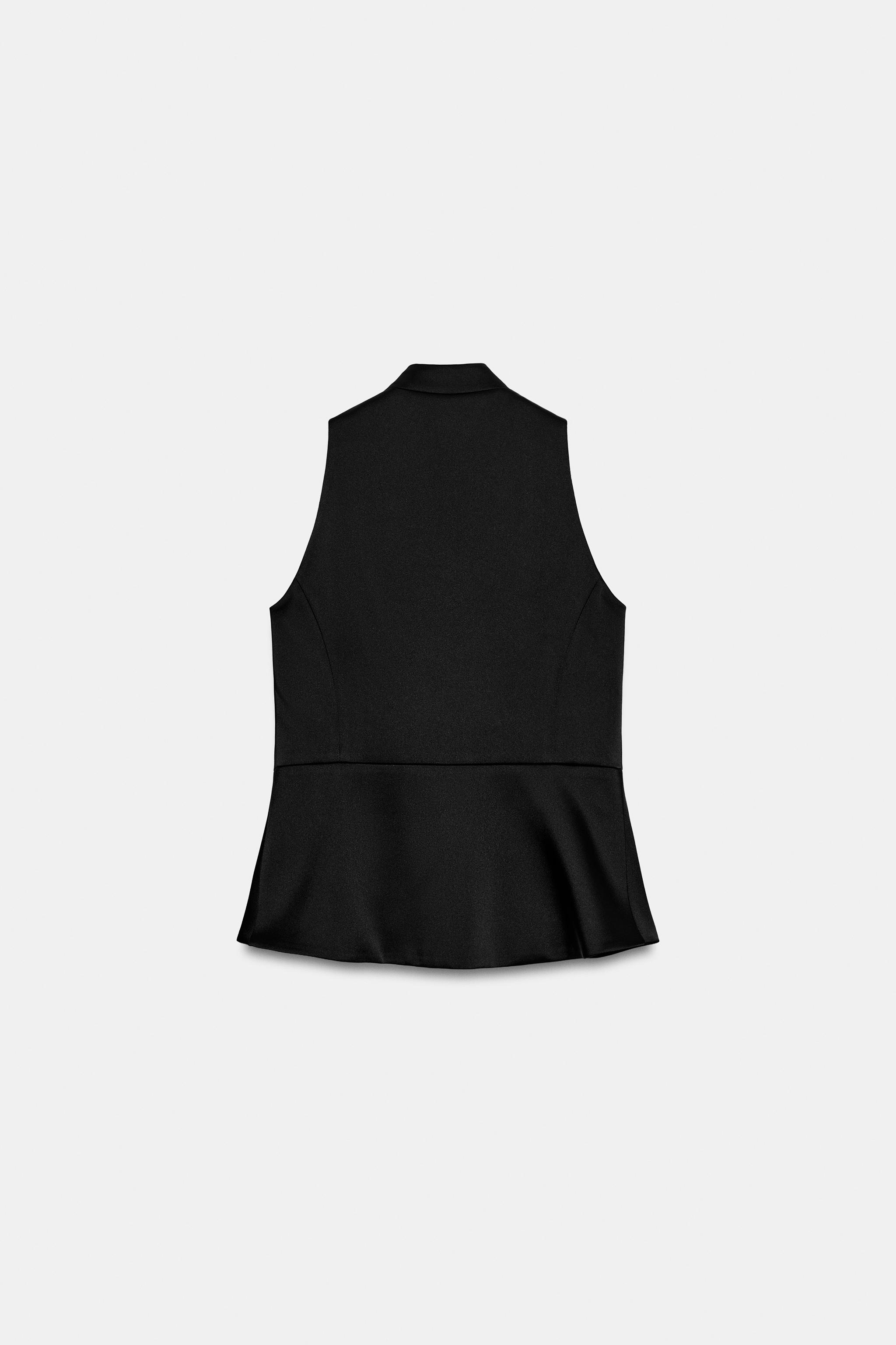 Женские жилеты Zara SATIN VEST — фото 5