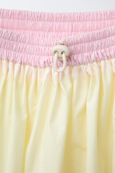 TECHNICAL BALLOON SKIRT - Light yellow by Zara - Image 2