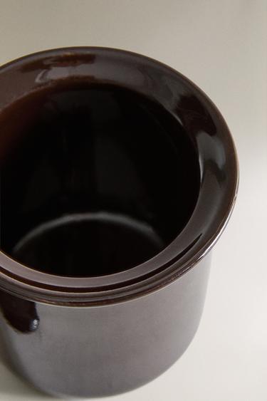 POT À MIEL EN GRÈS - Marron de Zara - Image 2