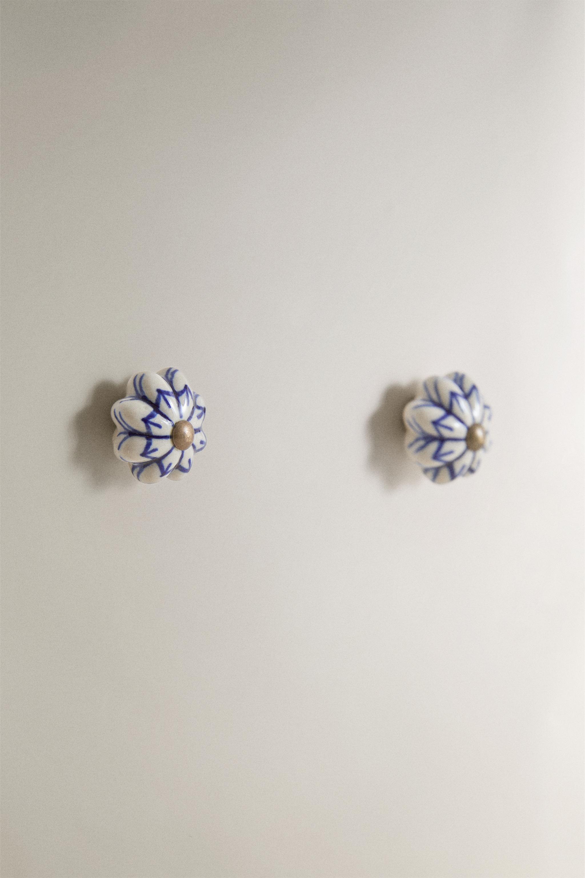 PACK OF STONEWARE DOOR KNOBS (PACK OF 2)