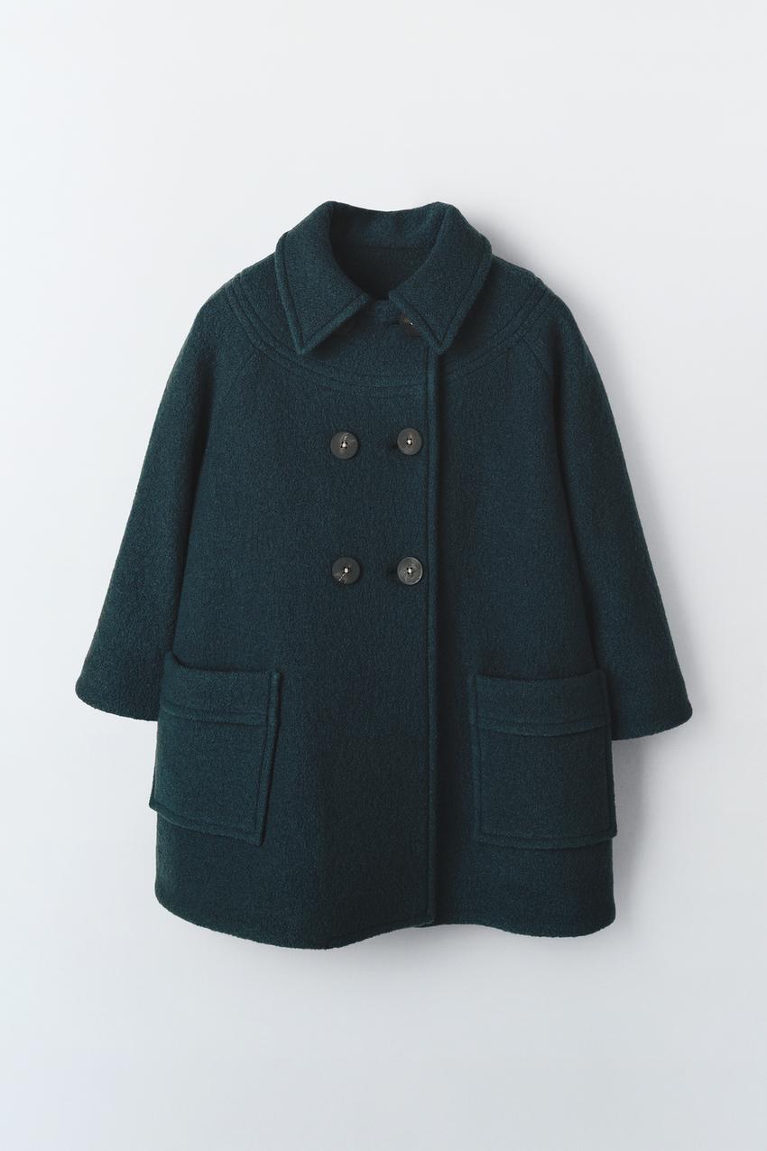ウールコート - LIMITED EDITION - テールブルー | ZARA Japan / 日本