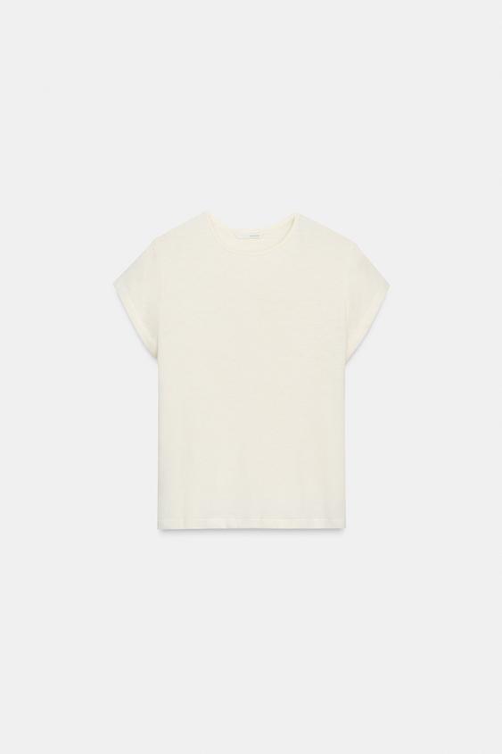SHORT SLEEVE TEXTURED T-SHIRT