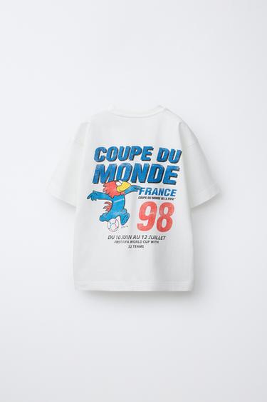 FIFA WORLD CUP™ 1998 PRINTED T-SHIRT - White by Zara - Image 1