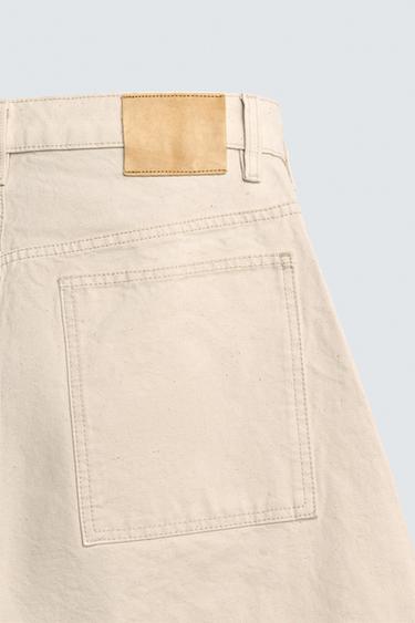 BALLOON FIT JEANS - Ecru by Zara - Image 9