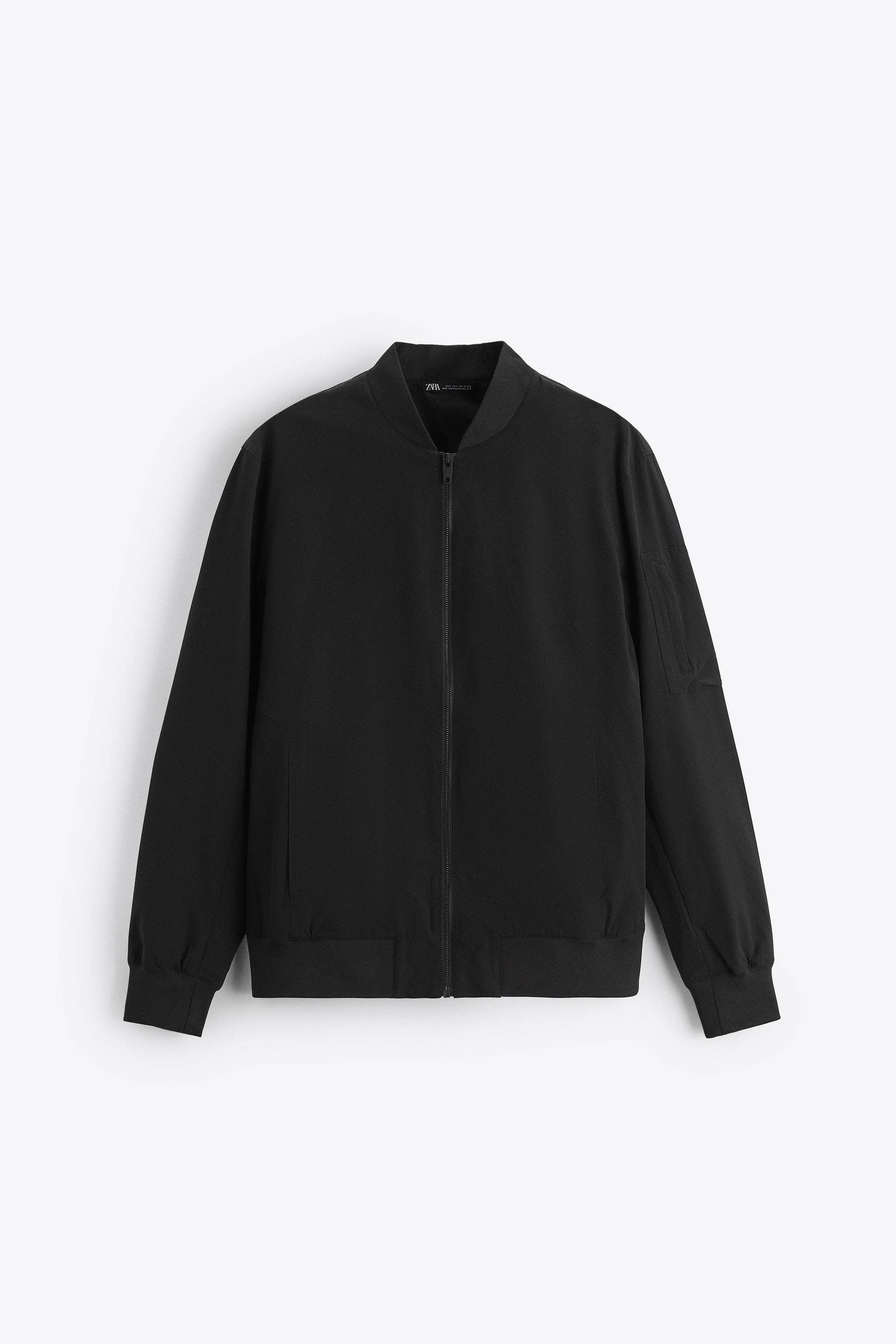 Pique bomber jacket zara on sale