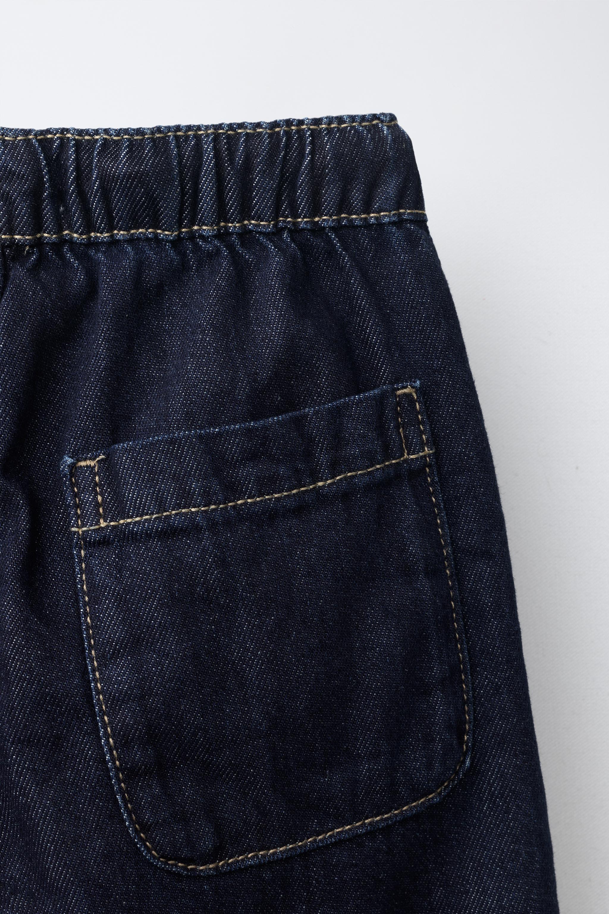 TIE-WAIST LOOSE JEANS
