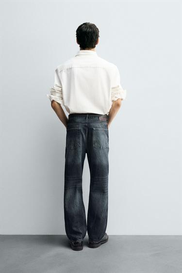JEAN RELAXED STRAIGHT FIT - Bleu de Zara - Image 2