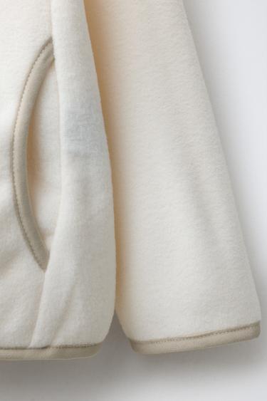 BLOUSON POLAIRE POLARTEC ® - Écru de Zara - Image 3