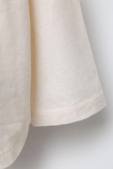 T-SHIRT MAISON BRODÉE - Écru de Zara - Image 3