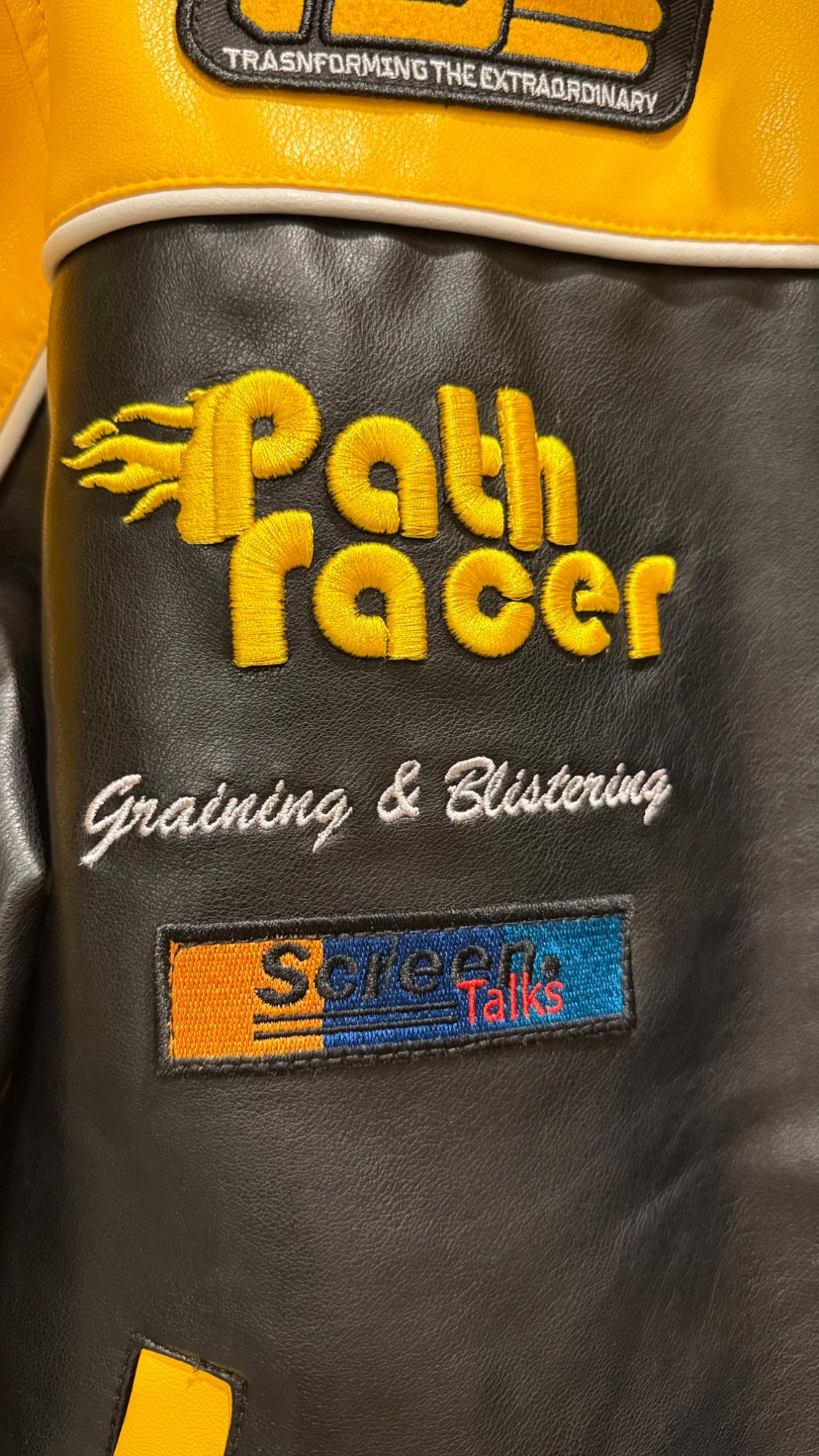 FAUX LEATHER JACKET WITH PATCHES - Image 4