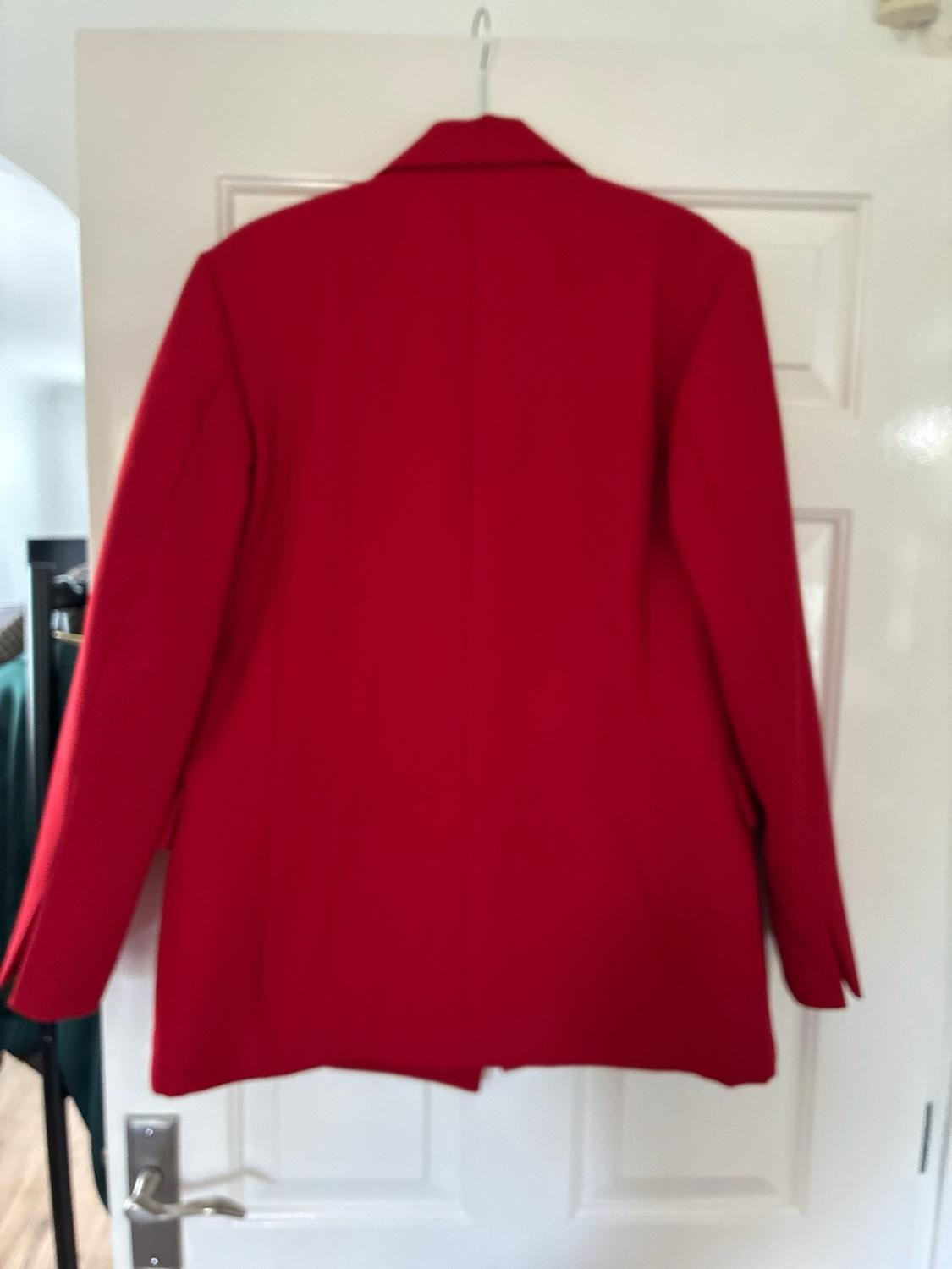 ZW COLLECTION DOUBLE-BREASTED STRAIGHT BLAZER - Image 3