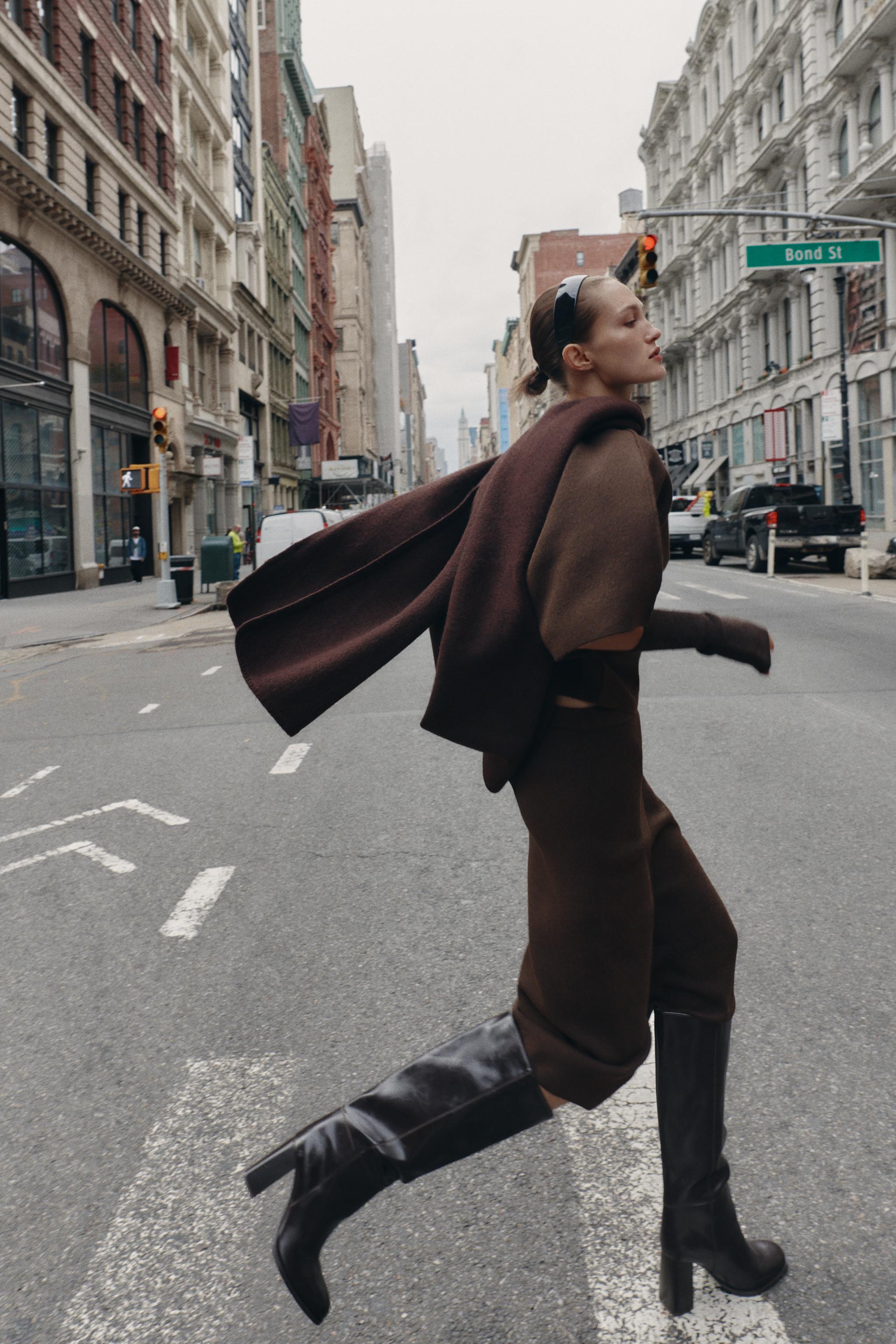 BASIC SCARF - Chocolate | ZARA United States