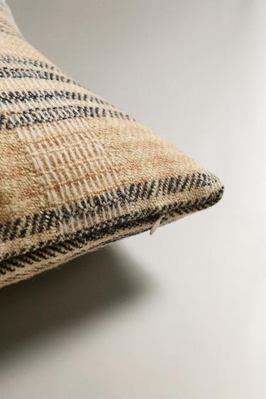 CHECK CUSHION COVER - Beige by Zara - Image 4