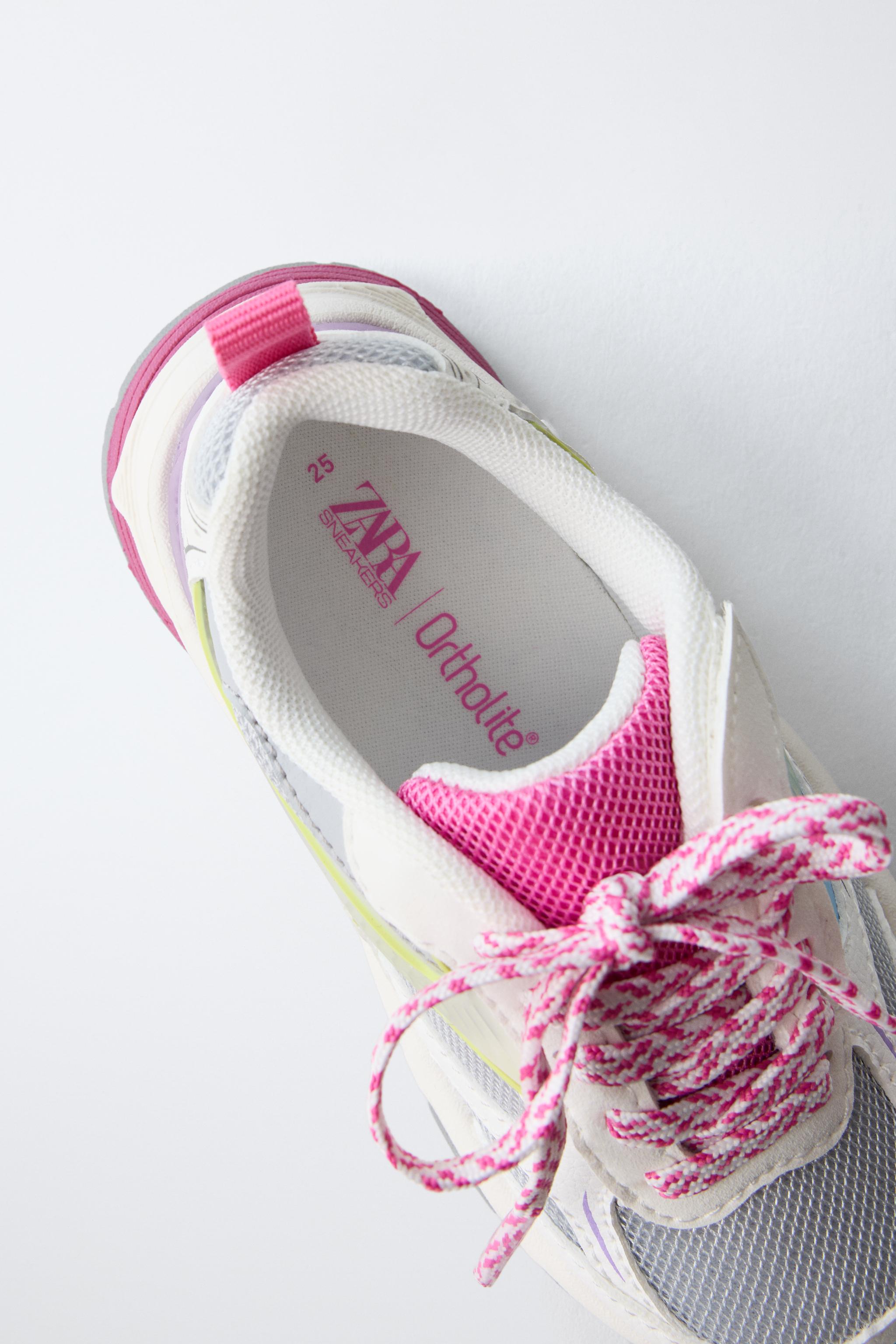 Детские кроссовки Zara COLORFUL SNEAKERS — фото 8