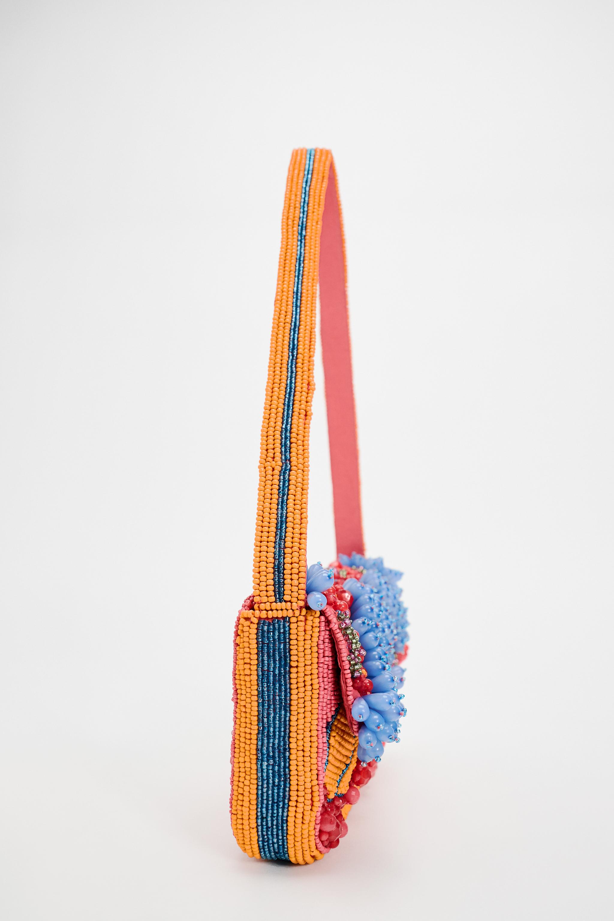 Zara multi coloured bag top