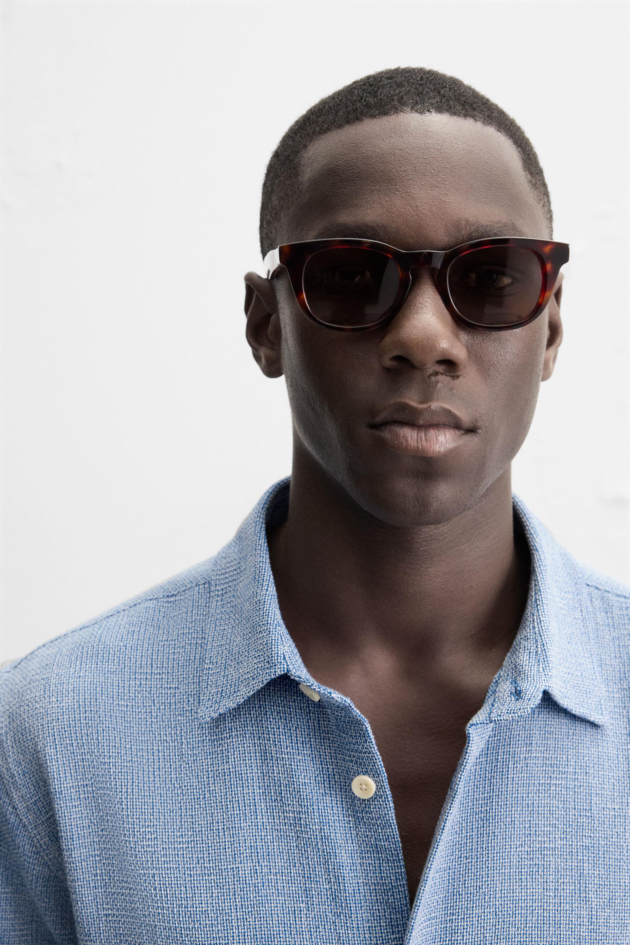 REGULAR FIT TEXTURED SHIRT