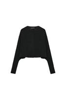 PULLU KRUVAZE ŞORT ETEK - Görsel 2