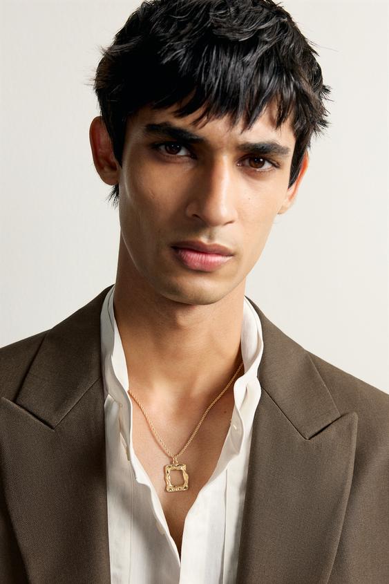 GEOMETRIC PENDANT CHAIN - Gold by Zara - Image 0