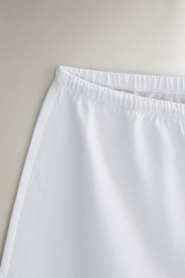 SHORT COTON DENTELLE - Blanc de Zara - Image 1