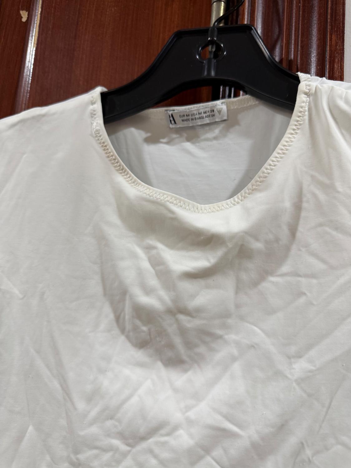 POLYAMIDE SLEEVELESS WHITE BODYSUIT - Image 3
