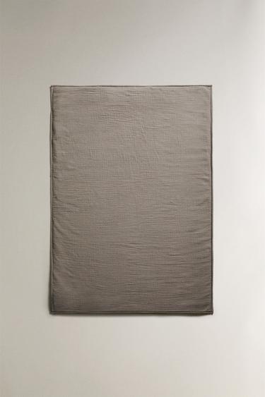 CHILDREN'S WARM REVERSIBLE BLANKET - Grey marl by Zara - Image 0