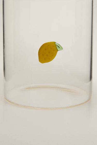 VERRE BOROSILICATE FRUITS - Jaune de Zara - Image 3