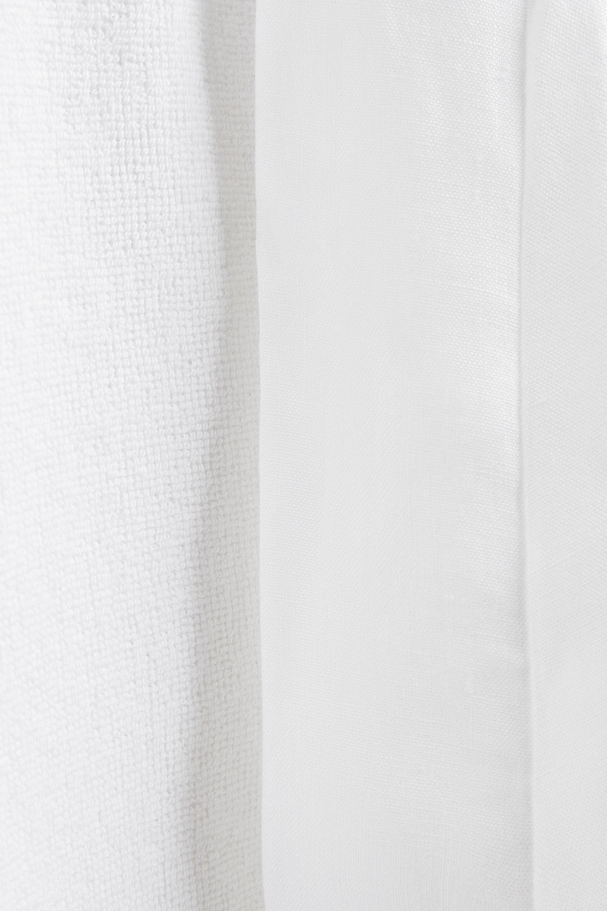 WASHED LINEN BATHROBE