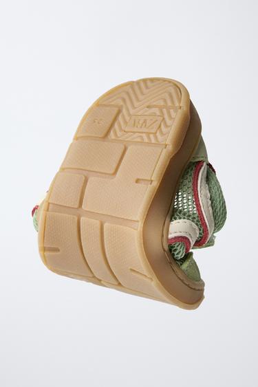 BAREFOOT MESH SNEAKERS - Mint Green by Zara - Image 2