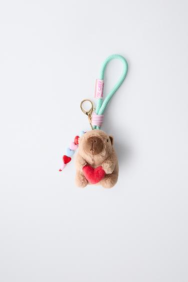 CAPYBARA KEY RING - Brown by Zara