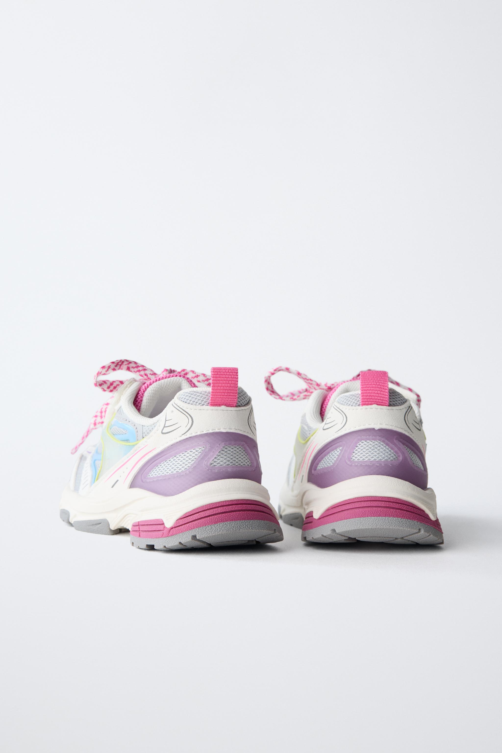 Детские кроссовки Zara COLORFUL SNEAKERS — фото 7