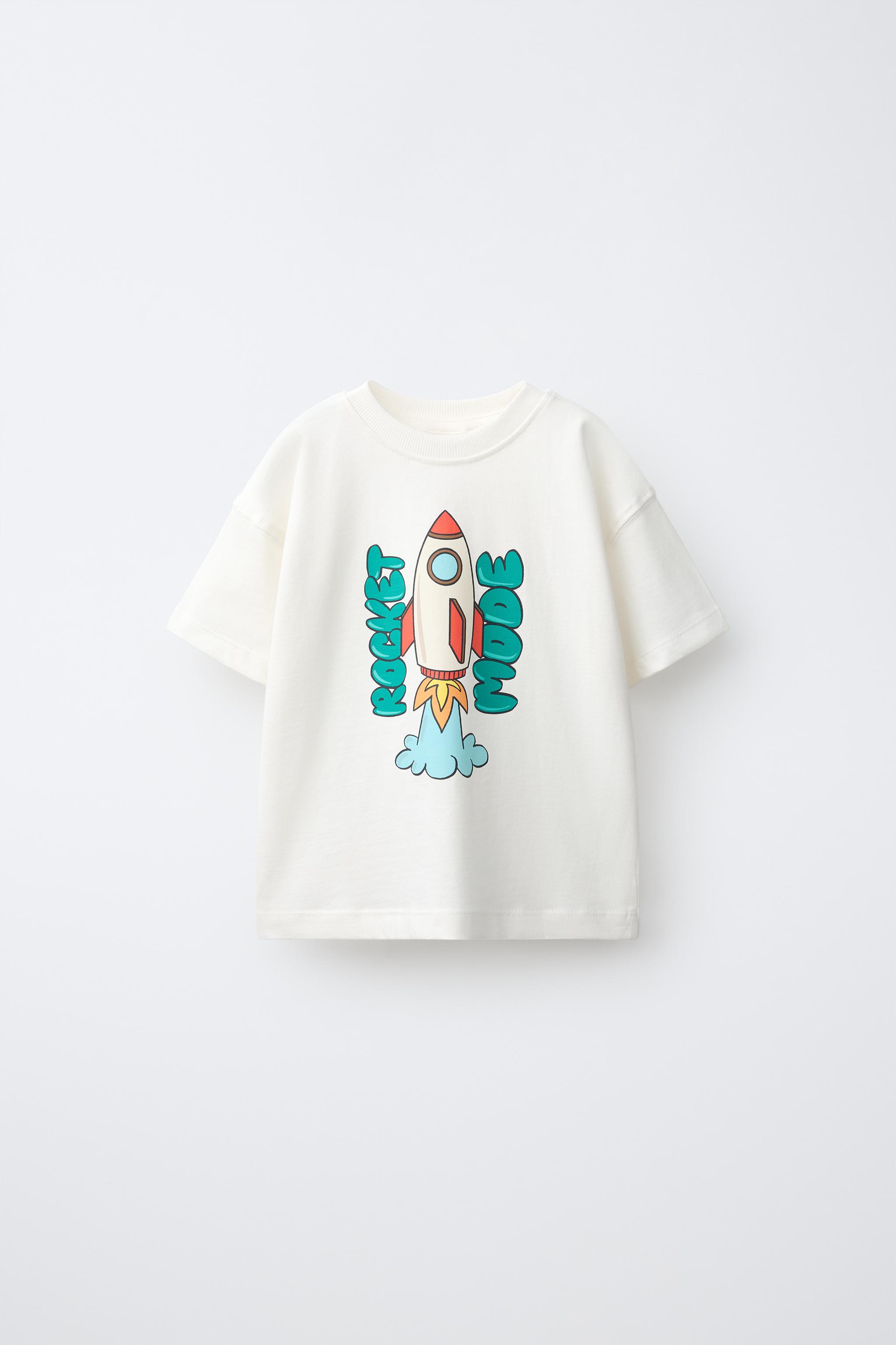 VEHICLE PRINT T-SHIRT — Oyster-white