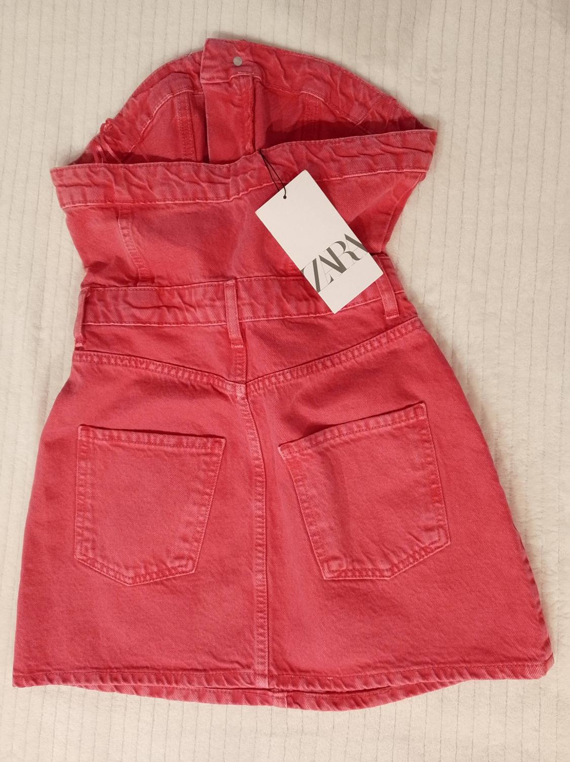 Z1975 STRAPLESS DENIM DRESS - Image 2