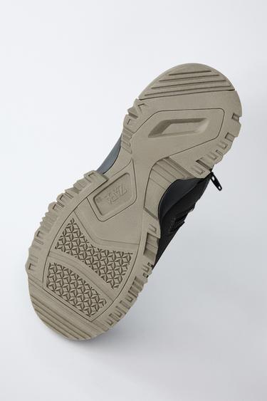 WATER-REPELLENT HIKING BOOTS - Green by Zara - Image 6