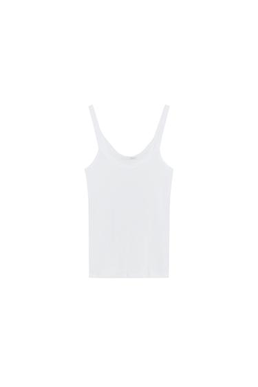RIBBED VEST TOP